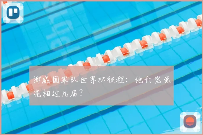 挪威国家队世界杯征程：他们究竟亮相过几届？